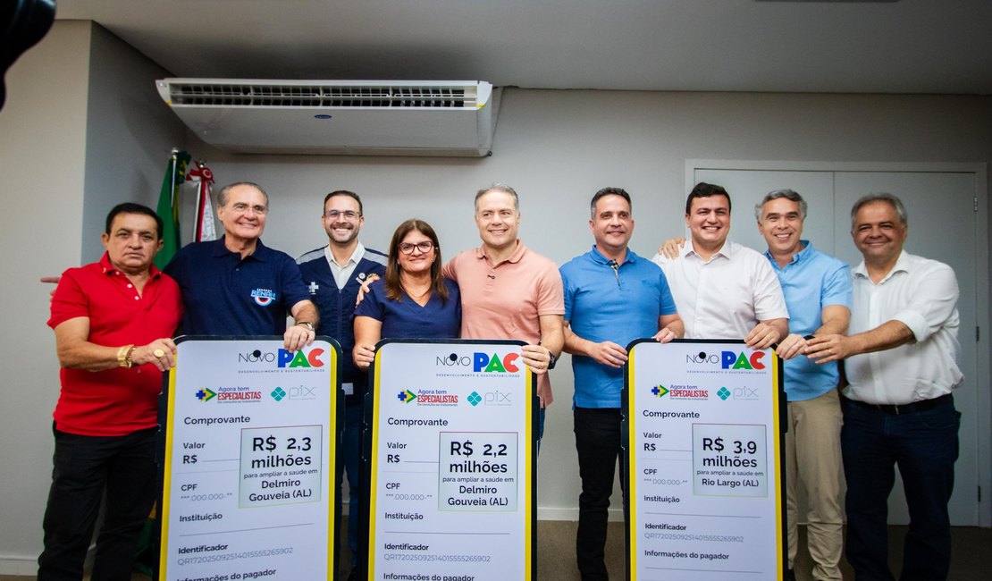 Alagoas recebe R$ 30 milhões do PAC para construção de 14 novas unidades de saúde