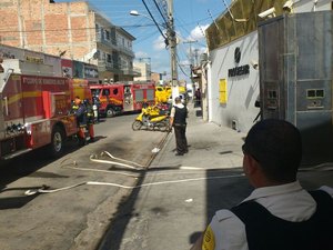 Princípio de incêndio em empresa de segurança deixa funcionários apreensivos