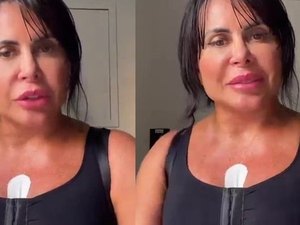 Gretchen dança com o marido três dias após plásticas e rebate críticas ao vídeo: 'Vamos bloquear todos'