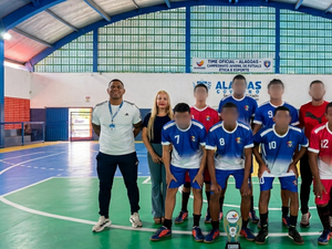 Sistema Socioeducativo de Alagoas estreia nas seletivas do JEAL 2026 com equipe de futsal