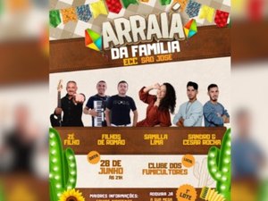 Paróquia São José realiza Arraiá do ECC em junho; mesas já estão à venda