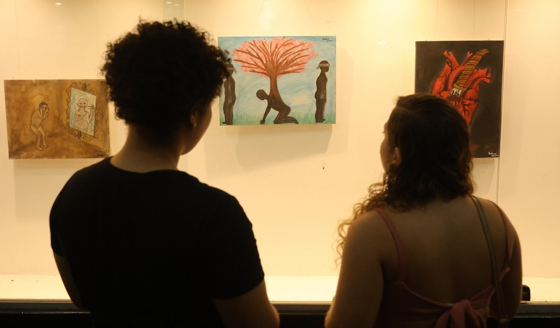 Estudantes alagoanos brilham em exposições de telas sobre Nise da Silveira no Cine Arte Pajuçara