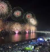 São esperadas 2,8 milhões de pessoas no réveillon de Copacabana
