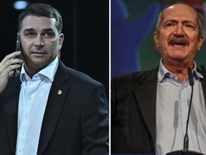 Flávio Bolsonaro telefona para Aldo Rebelo após alagoano ser rifado da corrida presidencial