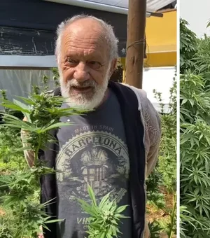 Ex-ator da Globo mostra plantação de maconha em seu sítio: 'Para consumo próprio'