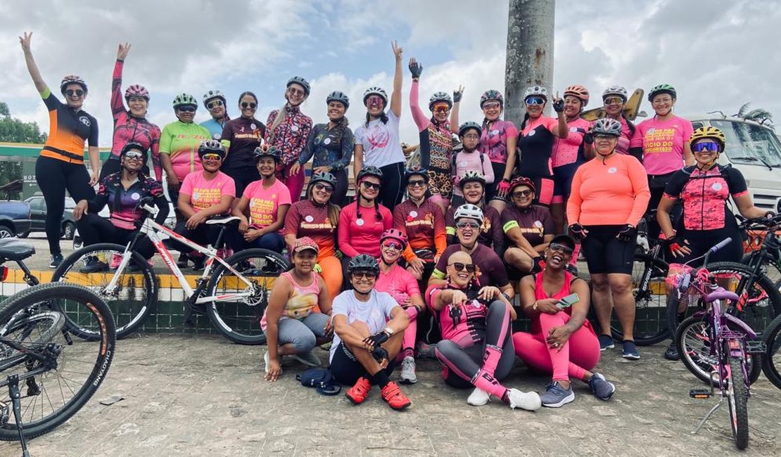 Manhã Rosa ilumina Palmeira com Pedal de Conscientização sobre o Câncer de Mama