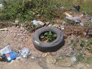 Moradores do bairro Cavaco convivem com lixão há meses sem limpeza da Prefeitura de Arapiraca