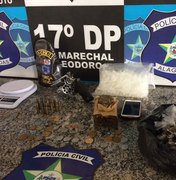 Operação prende dupla acusada de tráfico de drogas em Marechal Deodoro
