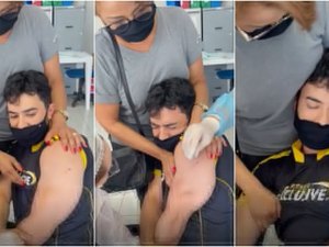 Personal trainer com fobia a agulha desmaia ao se vacinar contra Covid e relata superação