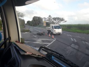 Motociclista morre em grave acidente de trânsito na BR-316, em Pilar