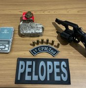 Homem é preso por ameaçar populares com arma de fogo em São Miguel dos Campos