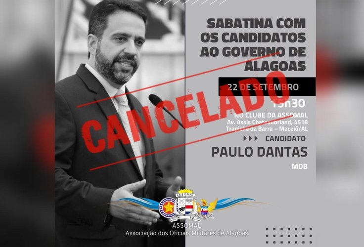 Assomal lamenta ausência de Paulo Dantas em sabatina da entidade