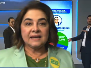 Candidata “invade” transmissão ao vivo antes de debate eleitoral