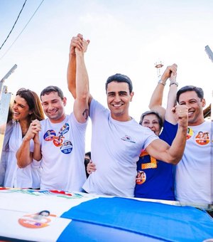Lucas Barbosa realiza primeiro ato de campanha ao lado de JHC