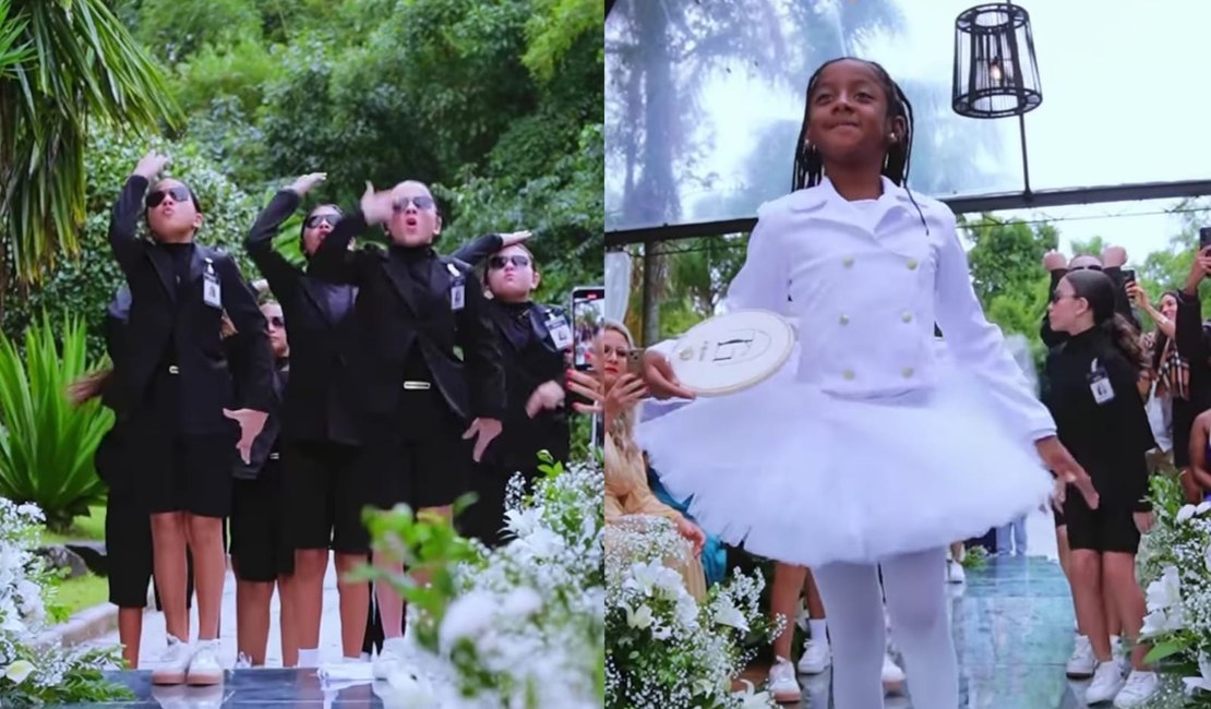 [Vídeo] Entrada das alianças ao som de Beyoncé e Michael Jackson em casamento viraliza