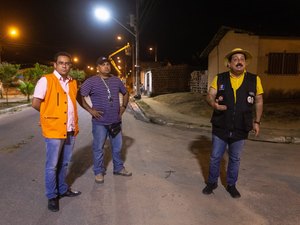 Conjunto Jarbas Oiticica ganha instalação de luminárias de LED em Rio Largo