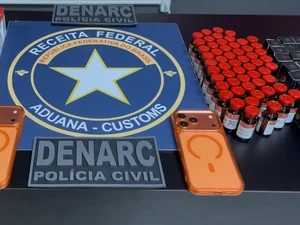 Homem é preso com 475 frascos de anabolizantes avaliados em mais de R$ 100 mil