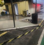 Cachorro morre eletrocutado na Praça da Juventude durante chuvas em Maragogi