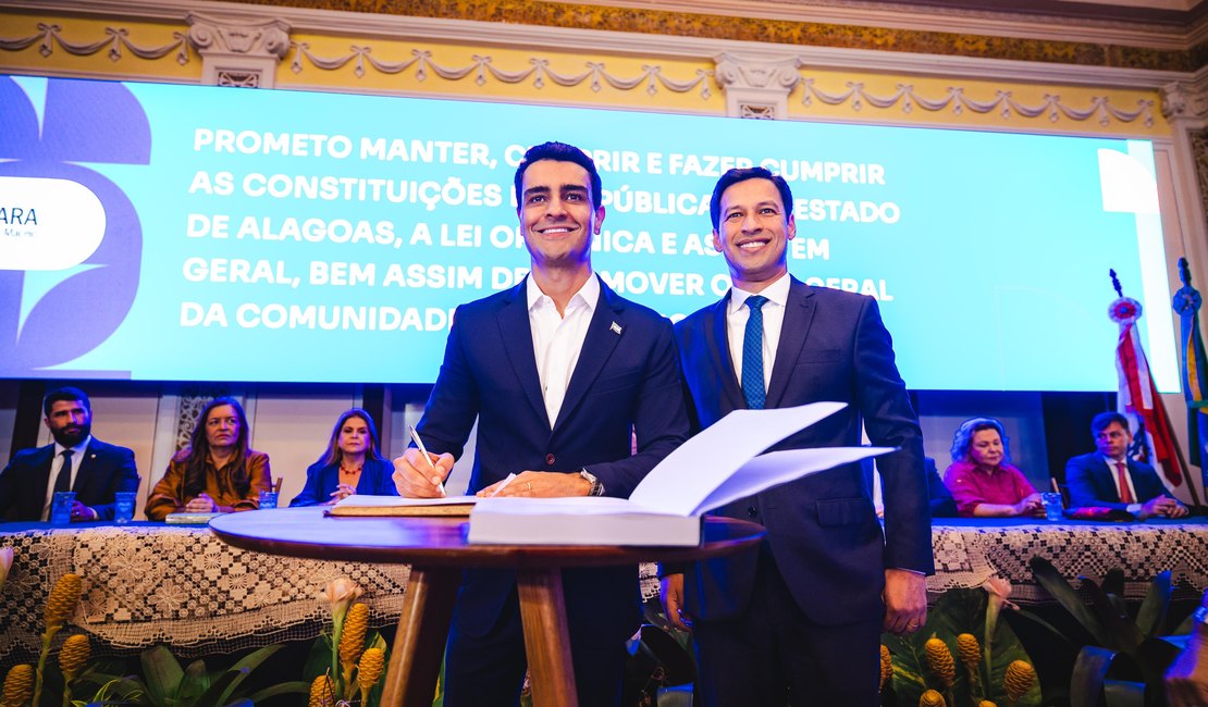 'Expectativa é investir R$ 1,5 bilhão em 2025', diz JHC ao tomar posse em 2º mandato como prefeito de Maceió