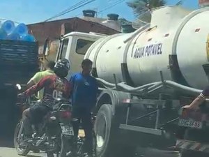 Acidente de trânsito deixa motociclista ferido na AL-101 Norte em Maragogi