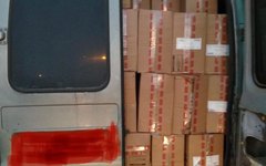 BPRv faz apreensão de 112 caixas de  cigarros contrabandeados no Agreste 