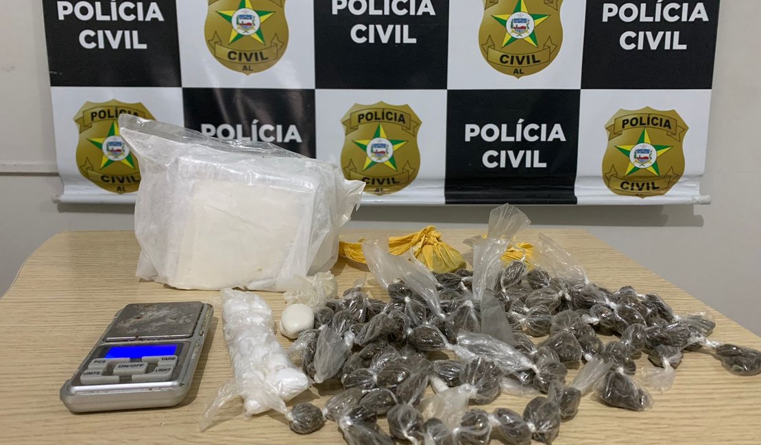 Menor de 15 anos é flagrado com cocaína e maconha durante abordagem policial