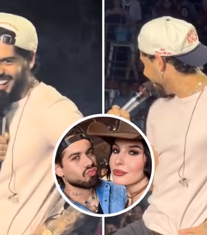 Zé Felipe manda recado para Ana Castela em show
