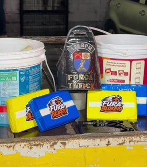 Refinaria clandestina de cocaína é fechada e casal acaba preso em Maceió