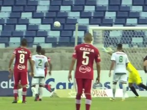 Em jogo equilibrado na Arena Pantanal, Luverdense e CRB empatam por 1 a 1 