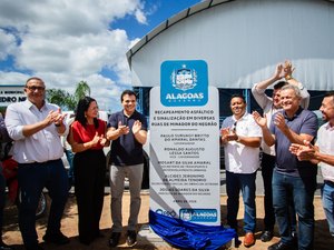Minador do Negrão recebe pavimentação asfáltica e sala do programa Saúde Até Você Digital
