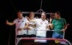 Paulo demonstra força em carreata em Marechal Deodoro