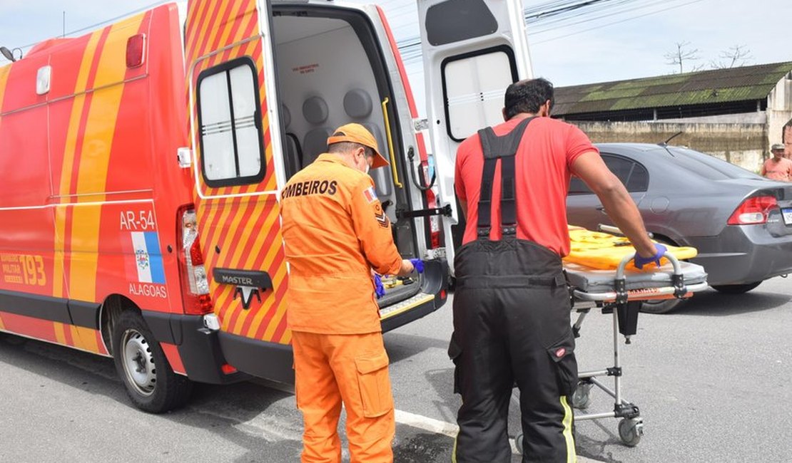 Trabalhadores ficam feridos em acidente durante obra no Riacho Salgadinho