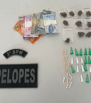 Homem é preso por tráfico de entorpecentes no bairro Canafístula, em Arapiraca