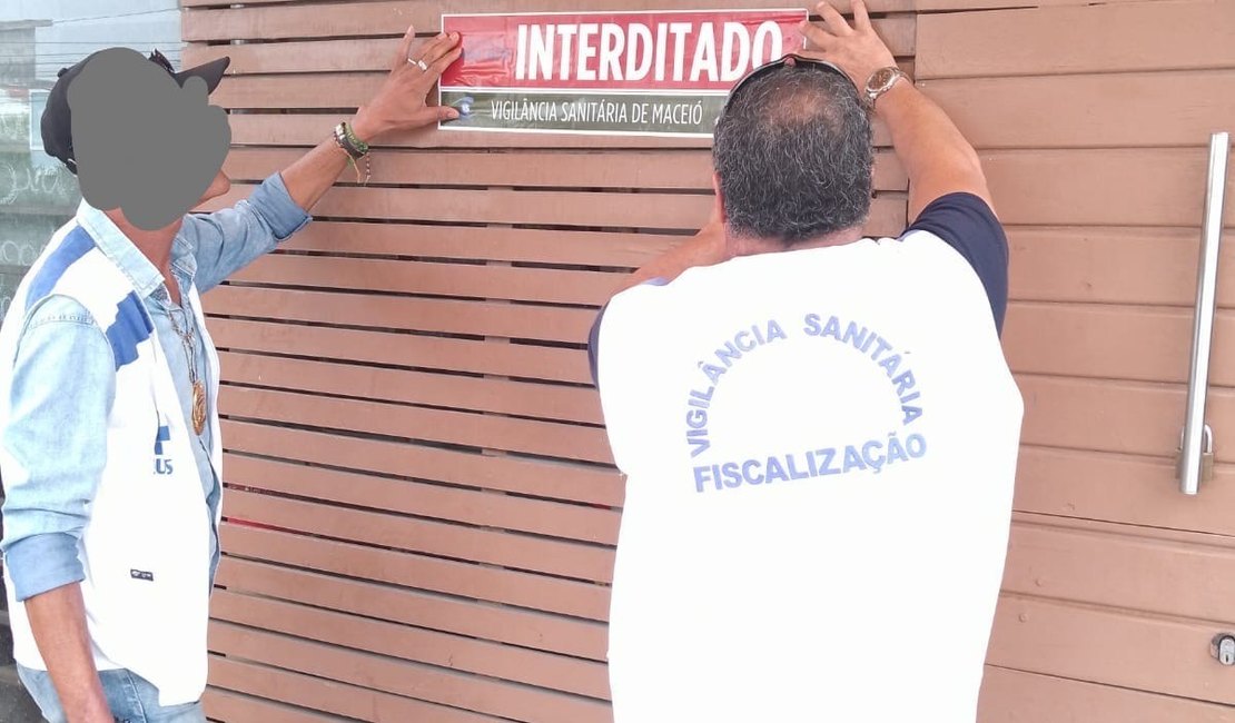 Vigilância Sanitária interdita restaurante em condições insalubres no Farol