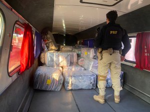 PRF apreende mercadorias transportadas sem Nota Fiscal em Canapi