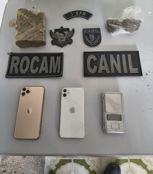Adolescente é apreendida com maconha e balança de precisão em Arapiraca