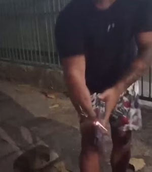 Entregador é baleado por policial penal após discussão em condomínio; cena foi gravada pela vítima
