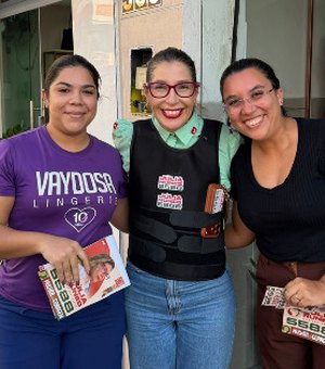 Júlia Nunes reforça defesa das mulheres durante agenda no Sertão