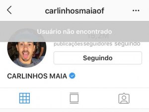 Após confusão com Whindersson Nunes, Carlinhos Maia apaga instagram