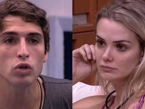 Felipe chama Marcela de falsa e pede para ir ao paredão com ela