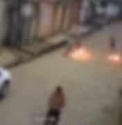 Criança de sete anos aparece 'em chamas' após acidente com fogos em Rio Largo