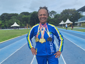 Carminha é tricampeã da Copa do Brasil de Atletismo e bate recorde de prova na PB