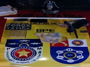 Polícia apreende arma de fogo e drogas no bairro de São Jorge