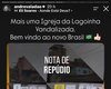 André Valadão denuncia vandalismo em igrejas da Lagoinha após vitória de Lula nas eleições