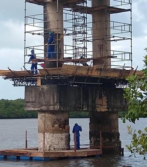 Governo inicia recuperação estrutural da ponte da Ponte do Gunga