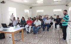 Representantes da Prefeitura de Porto Calvo e do IBGE se reuniram nesta quarta-feira 