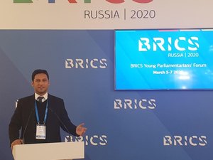 Rodrigo Cunha fala sobre novas tecnologias e geração de emprego em reunião do BRICS