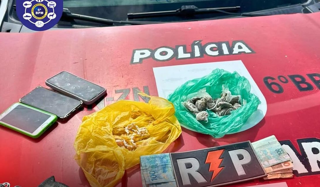 Irmãos são presos por tráfico de drogas no ‘Risca Faca’ no município de Maragogi
