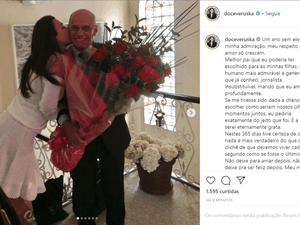 'Um ano sem ele e minha admiração, meu respeito e meu amor só crescem', diz viúva de Boechat