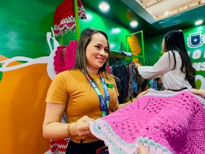 No último dia de exposição, Girau do Ponciano apresenta a força das mulheres na gastronomia e no artesanato